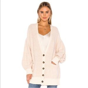 Free People Snow Drop Cardigan Ivory NWOT